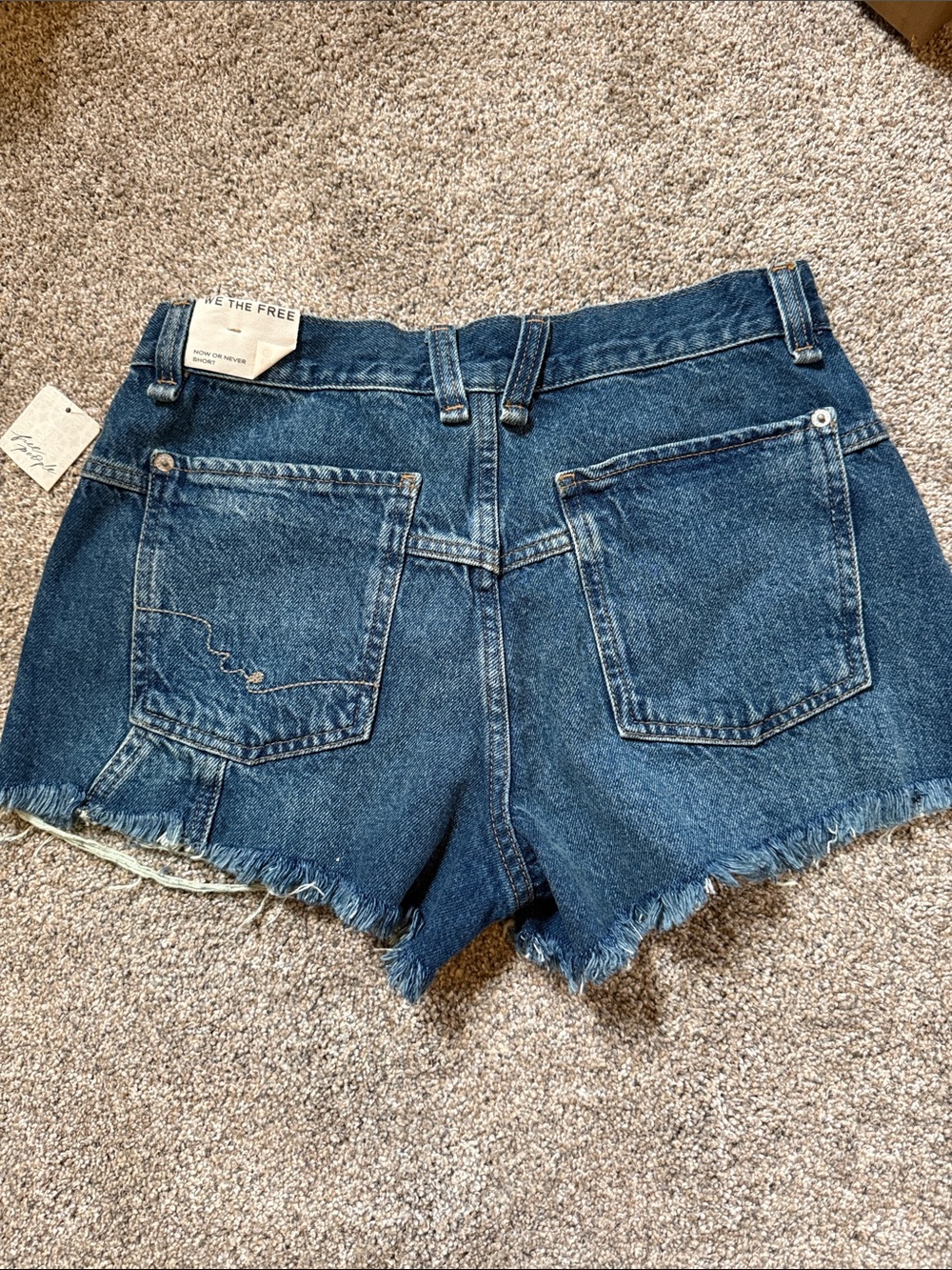 Free People we the free now or never cutoff denim short 26 - Picture 2 of 6